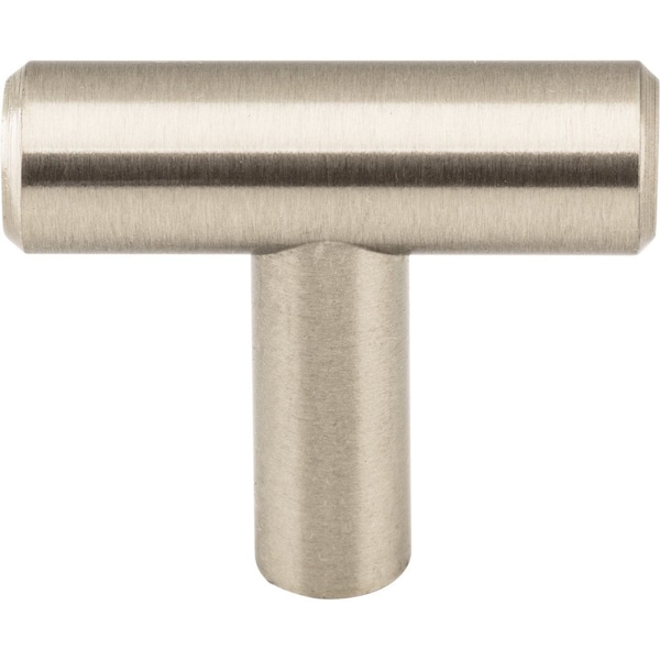 30-Pack Of The 1-9/16 Overall Length Satin Nickel Naples Cabinet T Knob